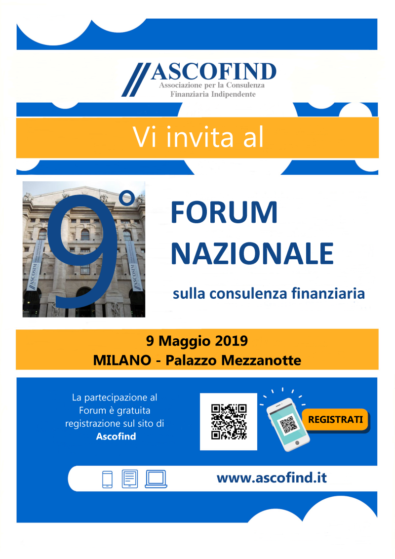 Il Forum Nazionale sulla Consulenza Finanziaria 